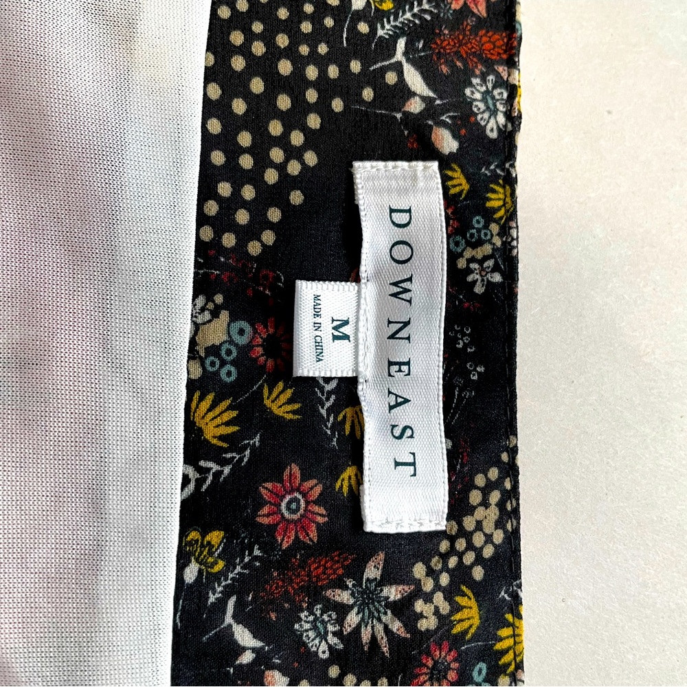 NWT DOWNEAST SKIRT M BOHO FEMININE CHIFFON OVERLAY LINED RUFFLED HEM ZIP ROSE - Picture 9 of 11